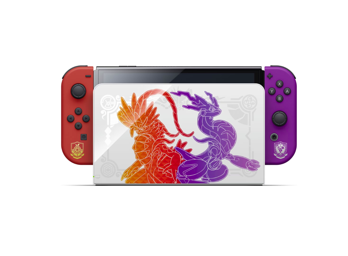 Nintendo Switch OLED Pokemon Scarlet (Nintendo Switch™ – OLED Model: Pokémon™ Scarlet & Violet Edition)