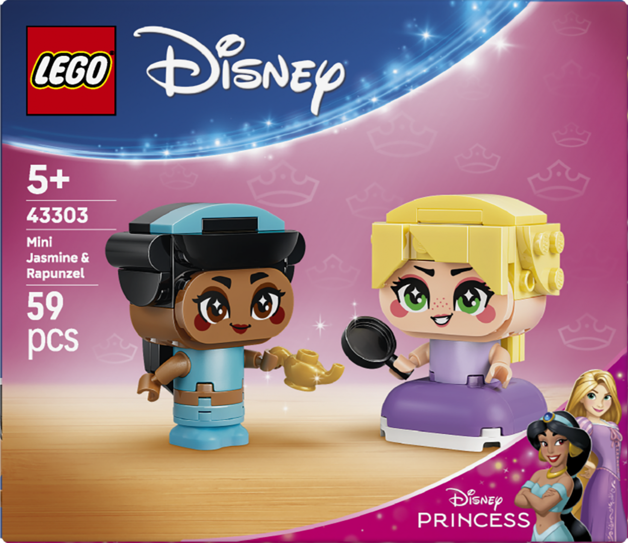 Miniprint.jasmine si Rapunzel LEGO43303 (miniprintesele Jasmine si Rapunzel LEGO43303)