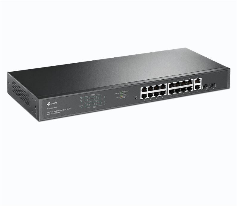 TP-Link TPL SW 18P-GB 2P-SFP UNMNGD POE SWITCH