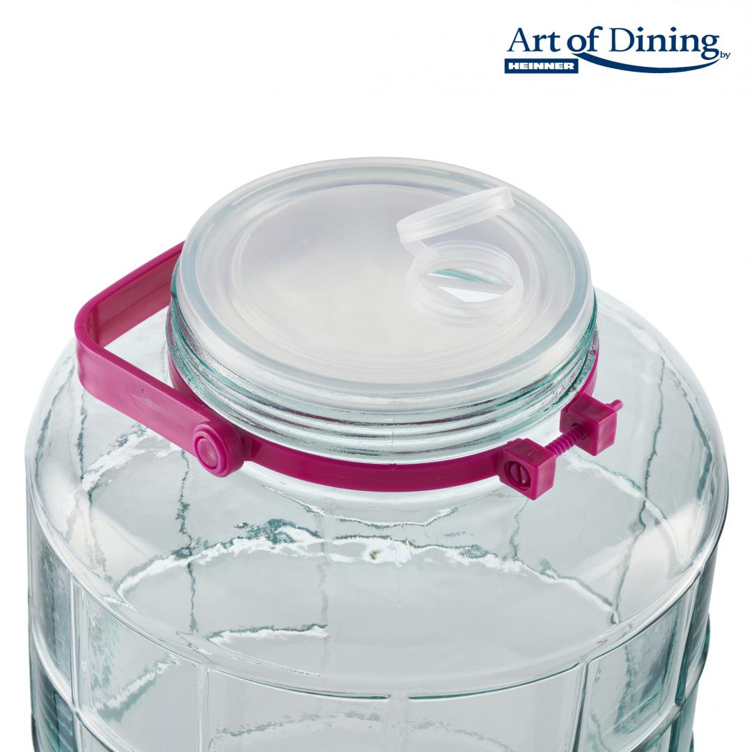 Borcan Sticla cu Capac Plastic 10L (borcan Sticla  cu Capac Plastic  10L Art Of Dining)