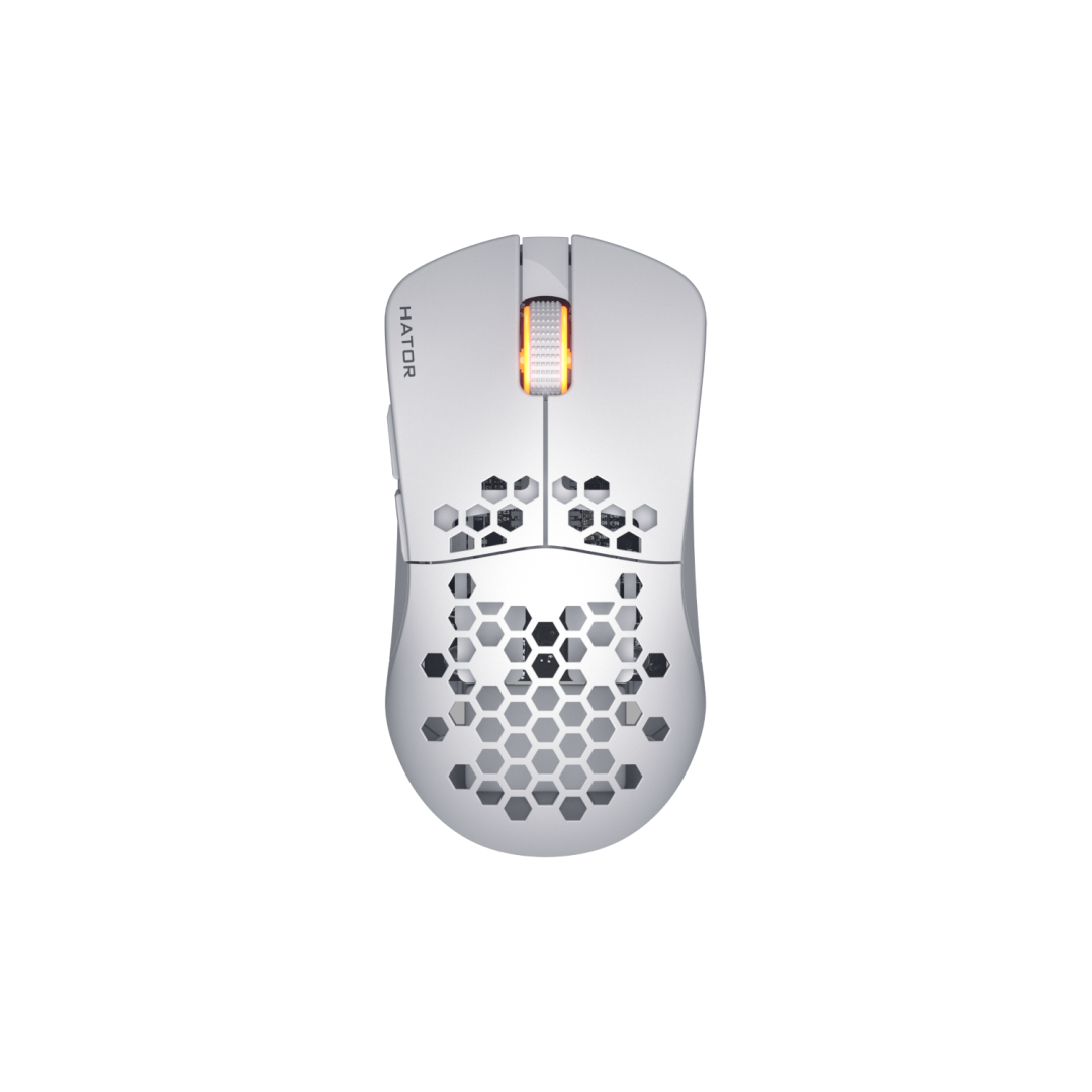 Mouse wireless Hator Stellar Pro, alb