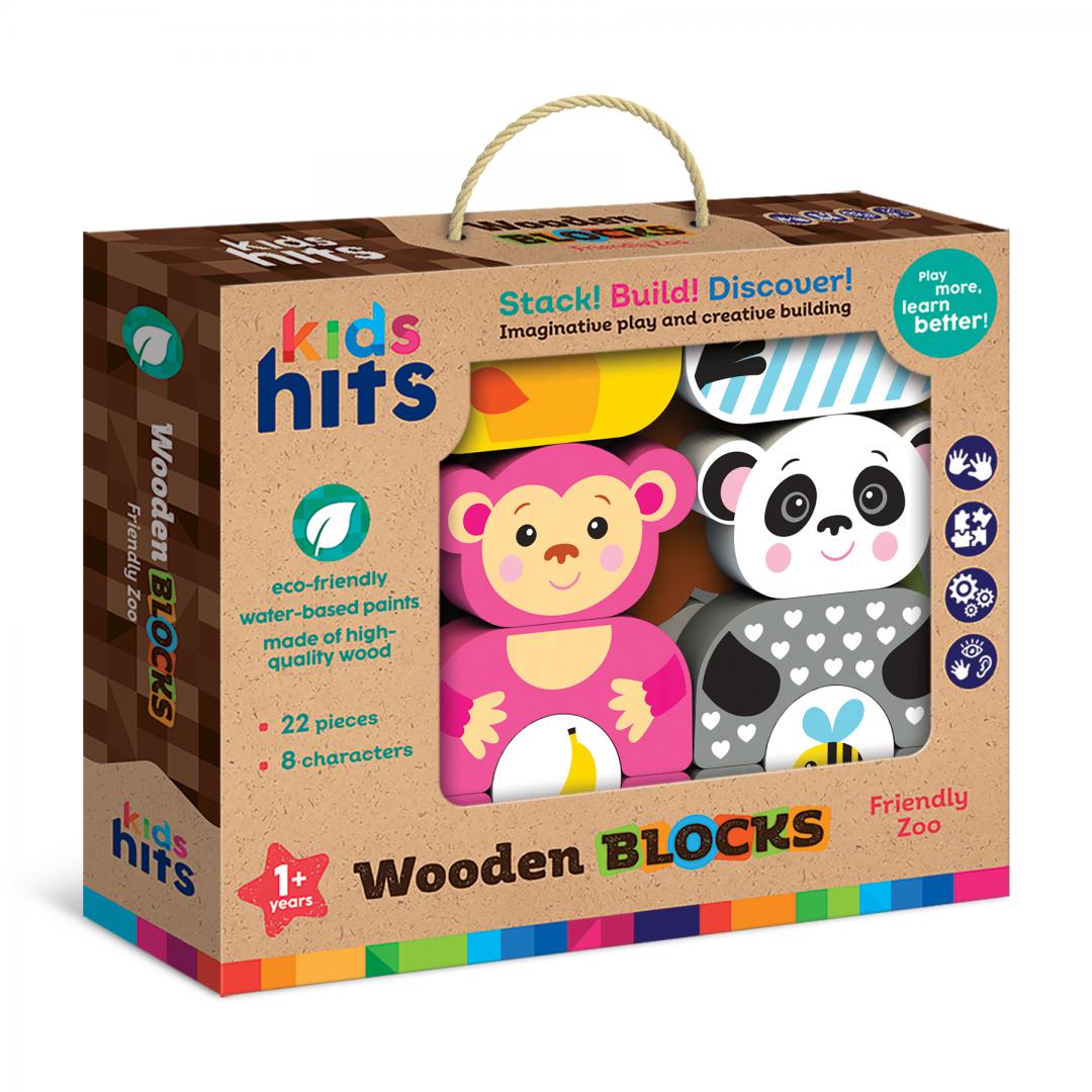 Kids Hits GRADINA ZOOLOGICA PRIETENOASA DIN LEMN