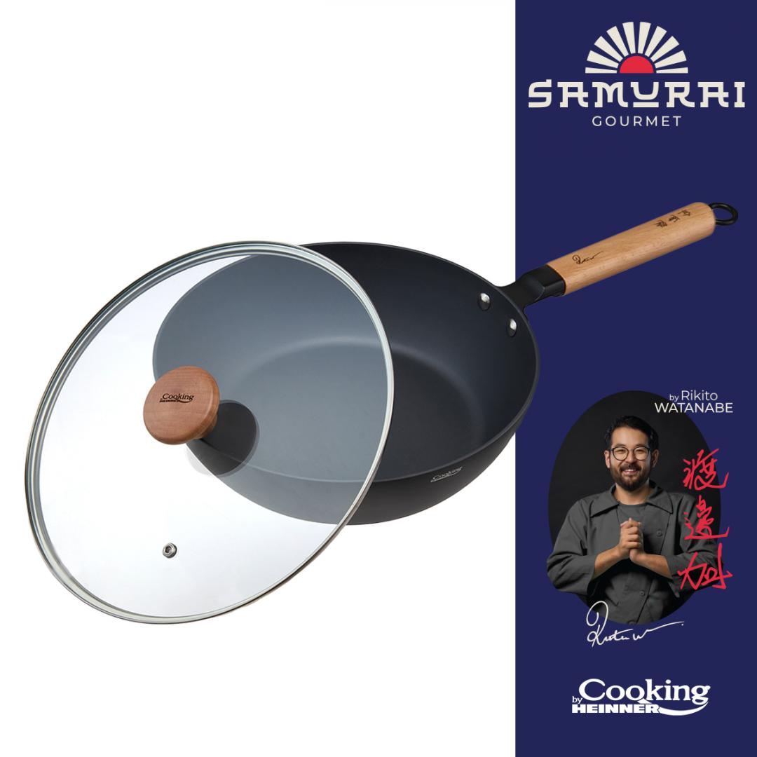Heinner TIGAIE WOK+CAP 24X7.5CM,RIKITO WATANABE
