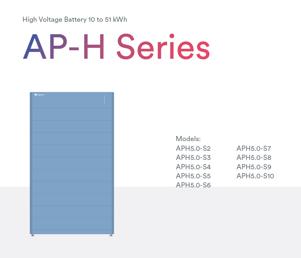 Solplanet Hv AP-H Battery Module IP65 (Solplanet High Voltage Battery Module 5.12kWh)