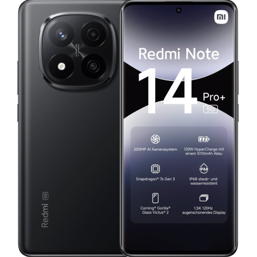 Xiaomi Redmi Note 14 Pro+ 12/512GB 5G Bk