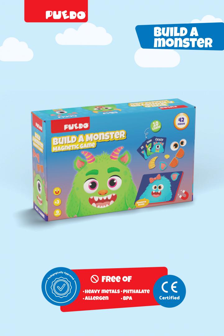 Puedo Toys JOC MAGNETIC-CREEAZA UN MONSTRU