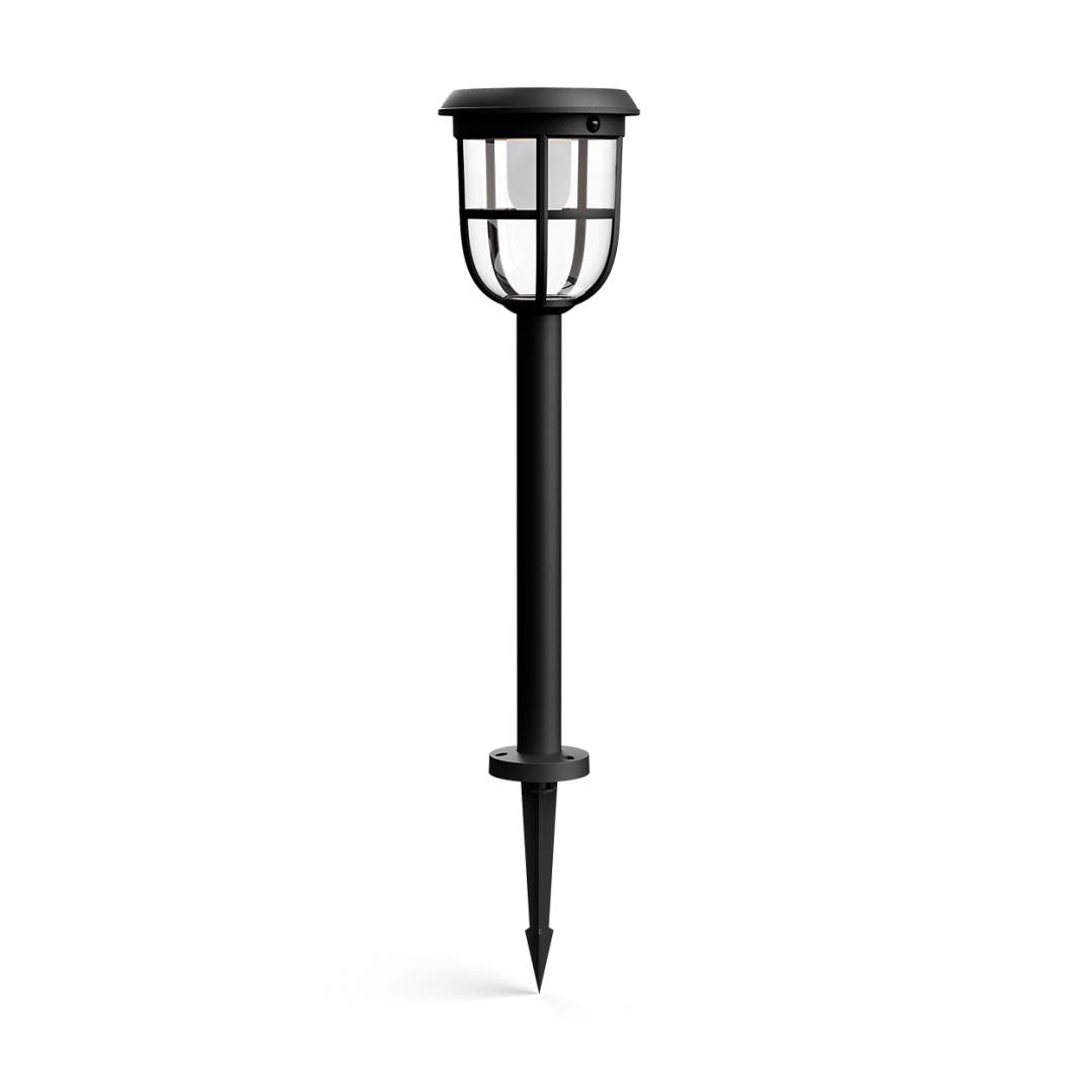 Radii Ue Sr Lk PD 1.3W 30K Bl IR 06 (Stalp LED solar pentru exterior cu senzor de miscare Philips Radii)