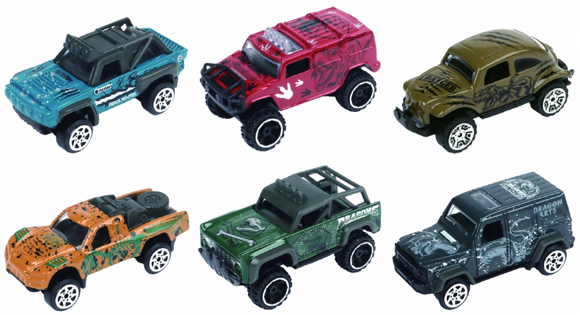 MACHETA DIE CAST, SET 6 CAMIONETE 1/64, 7.5 CM, DIVERSE MODELE SI CULORI- GRI, ALBASTRU, ROSU, VERDE, BLEU, ALB, VERDE INCHIS, MARO, PORTOCALIU, GRI INCHIS