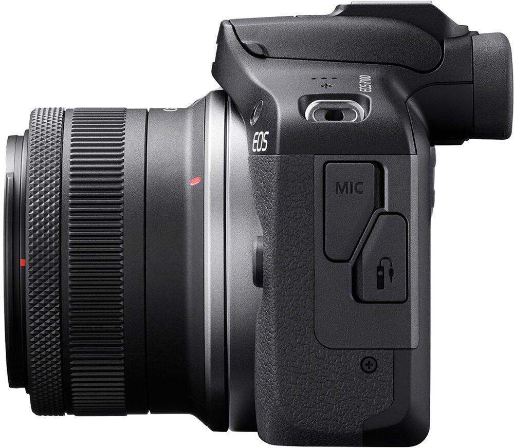 Canon Eos R100 + Rfs 18-45 + RF75-300MM (Camera foto Canon Eos R100 Double kit + Obiectiv RF-S 18-45MM F/4.5-6.3 Is Stm...)
