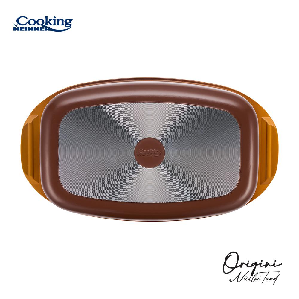 Tava Roaster 39X22.5X11CM, Nicolai Tand (tava Roaster din Aluminiu Turnat + Capac 39 X 22.5 X 11 CM)