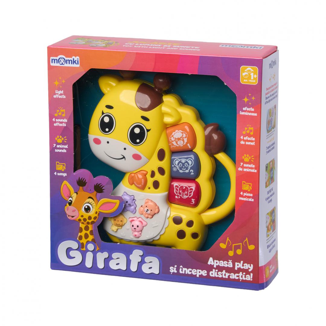 MomKi JUCARIE GIRAFA CU LUMINI SI SUNETE