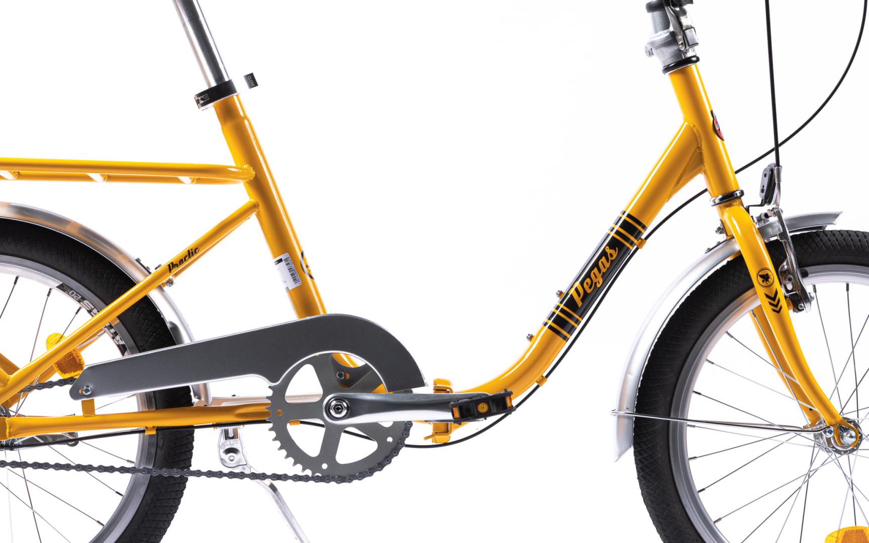 Bicicleta Pliabila Pegas Practic Retro 3S Galben Tuscany