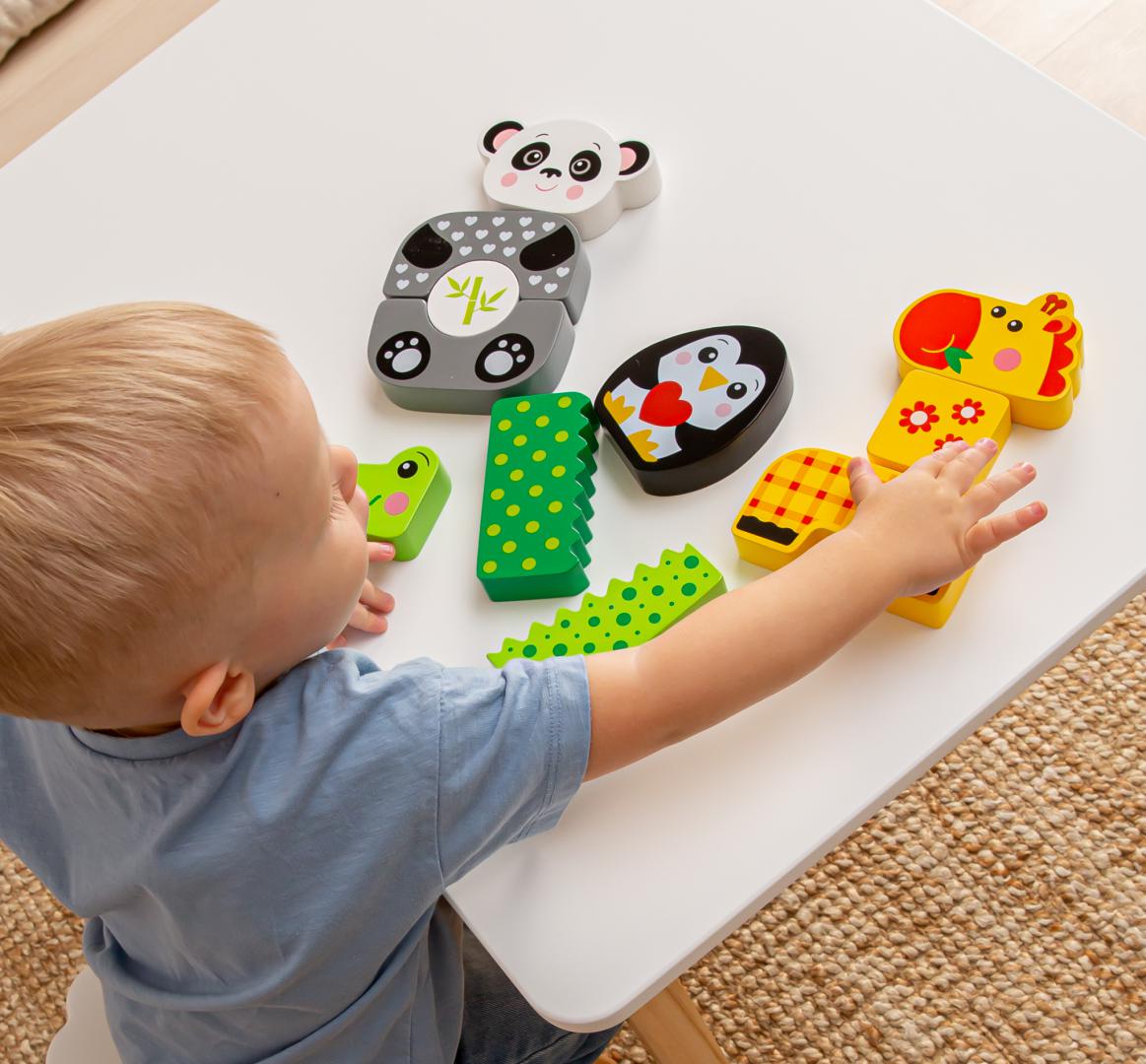 Kids Hits PANDA ȘI PRIETENII SAI, JUCARIE LEMN