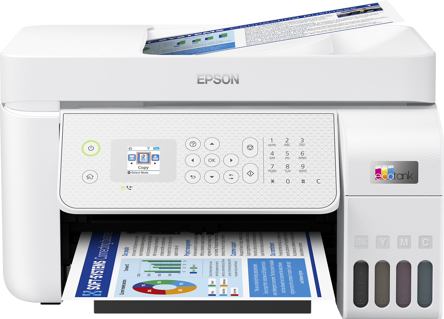 EPSON L5316 CISS COLOR INKJET MFP WHITE
