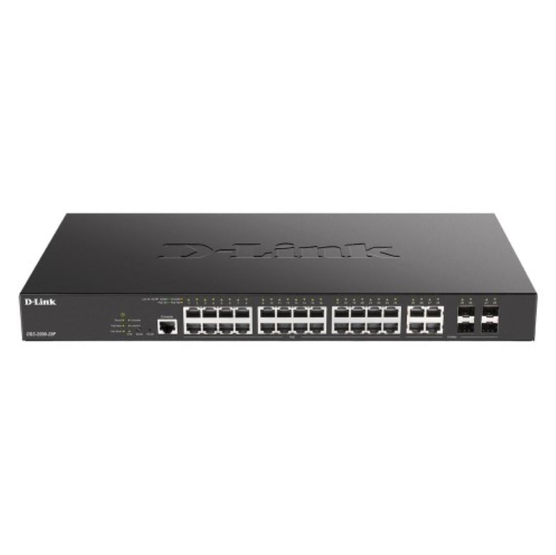 Dlink Sw 52P-GB 4 Combo GB Sfp L3 Poe Mn (D-Link Switch DGS-2000-52mP)