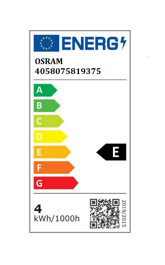 BASECLB40 4W/827 230VGLFR E14 FS3 OSRAM