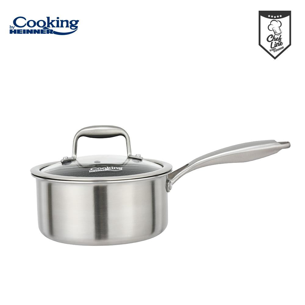 Heinner CASEROLA INOX+CAP 16x8.5CM1.6L TITANIUM3