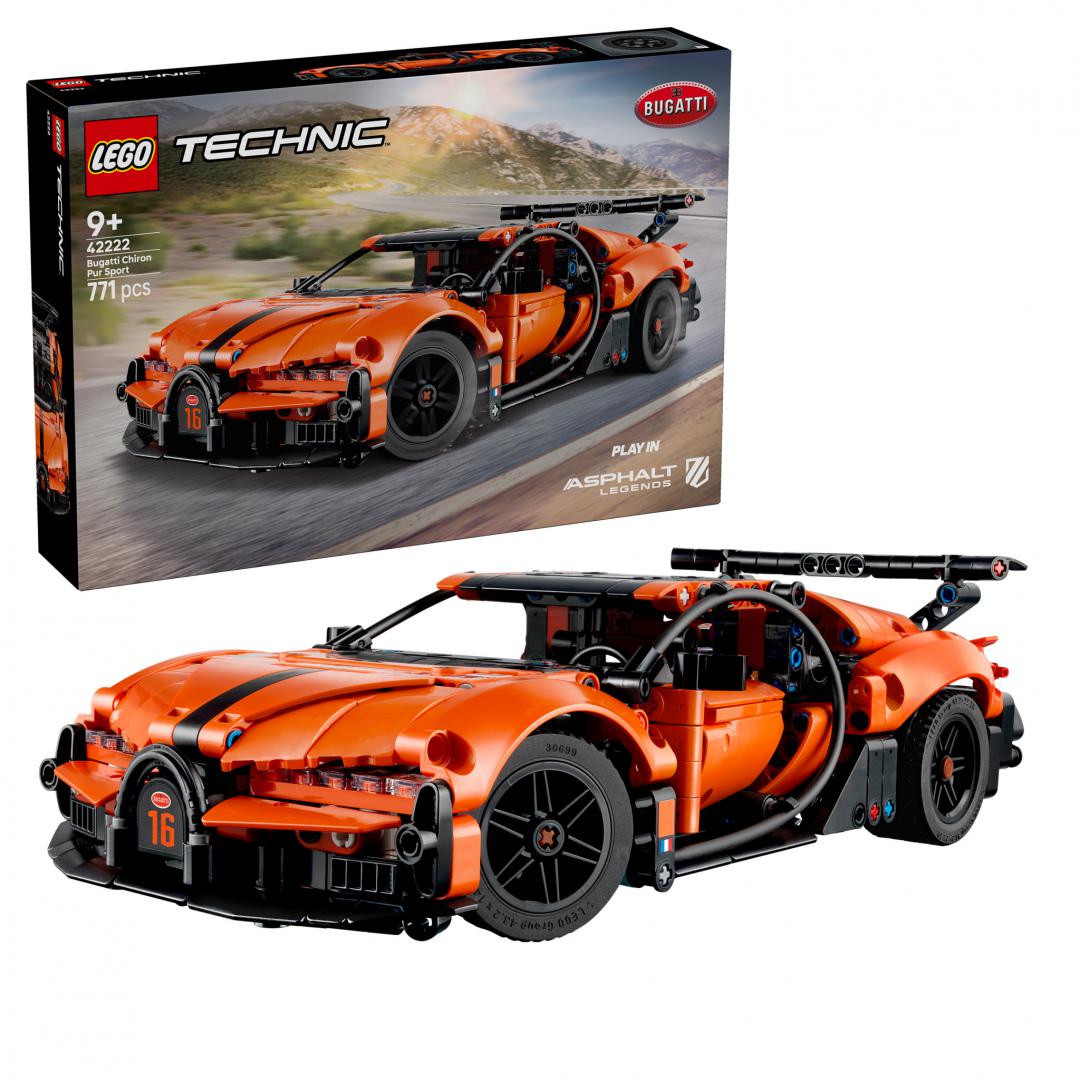 Hipermasina Bugatti Chiron LEGO42222 (hipermasina Bugatti Chiron Pur Sport LEGO42222)