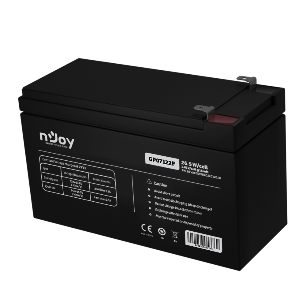 ACUMULATOR NJOY GP07122F 12V