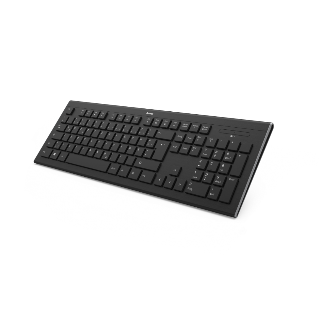 Tastatura Hama Cortino Ws RO, negru (Tastatura Wireless Hama Cortino)