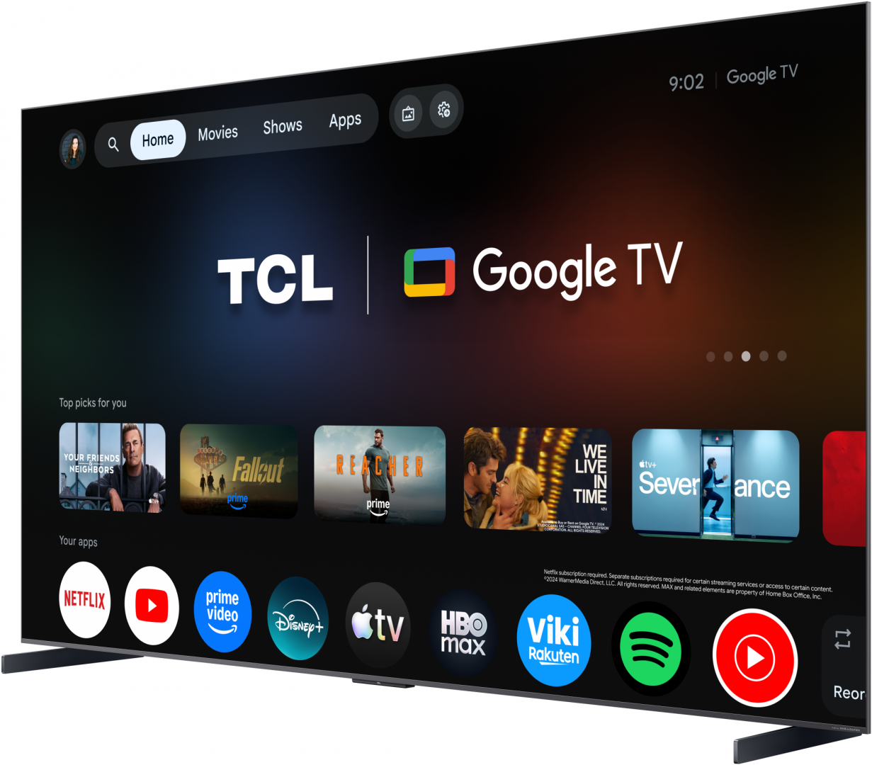 Televizor MiniLed 98C8L, 248 cm, Smart Google TV, 4K, Sunet Bang & Olufsen