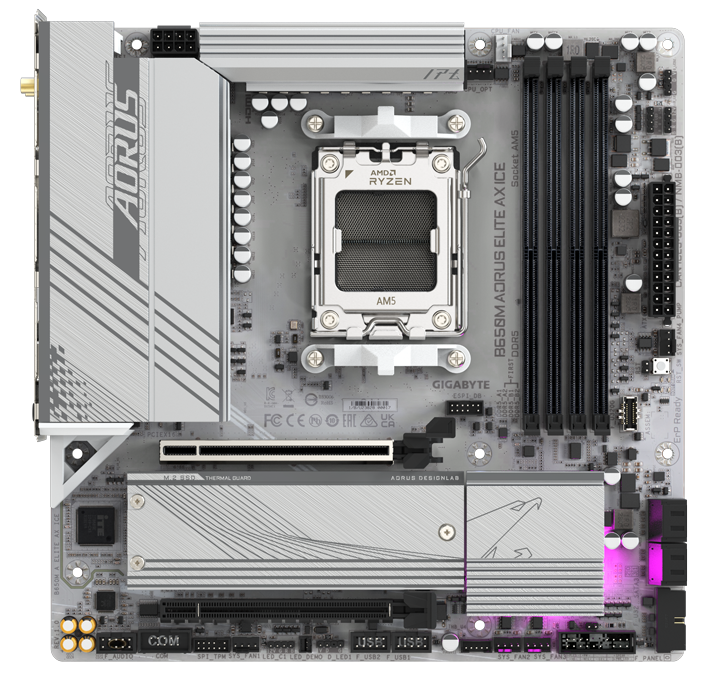 MB Gigabyte B650M AORUS ELITE AX ICE