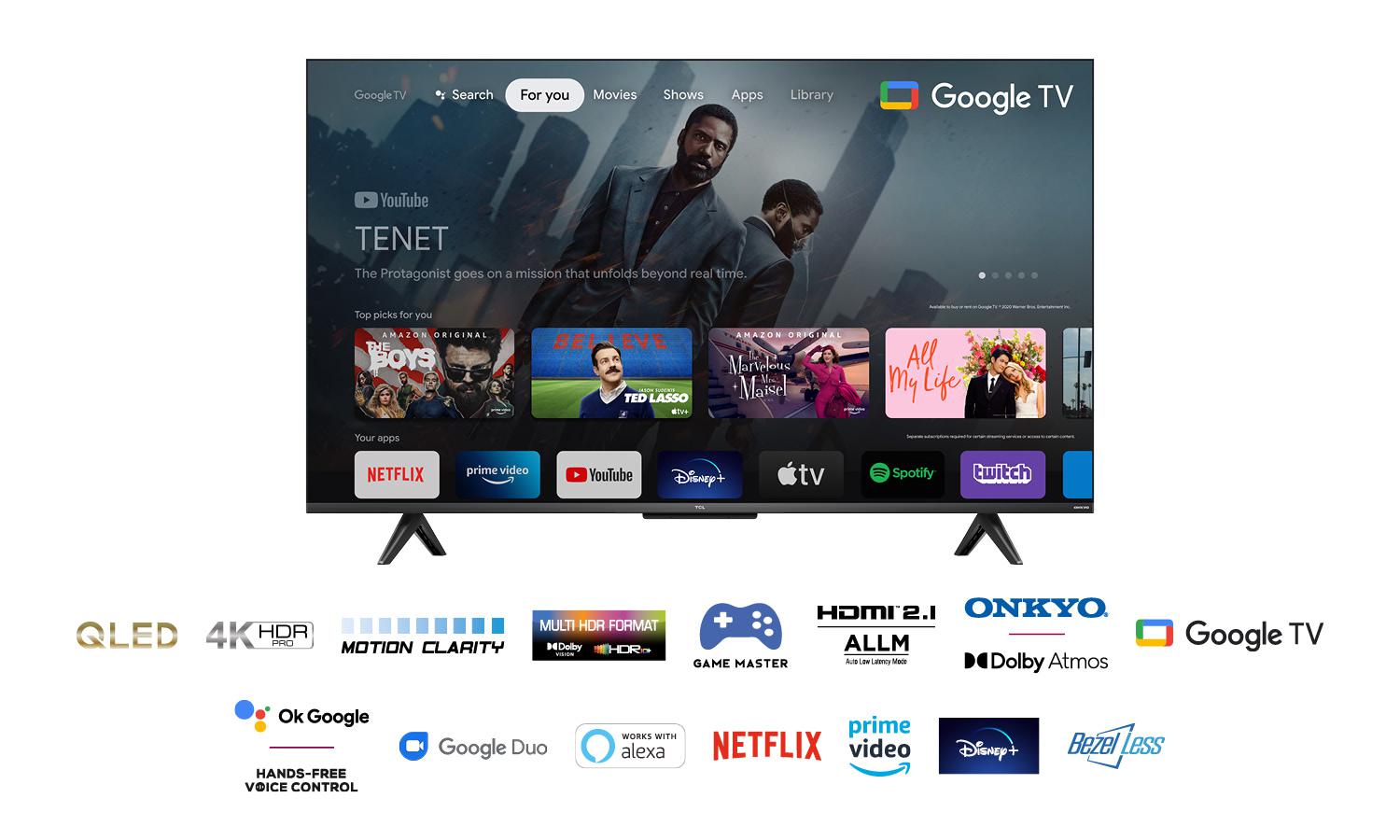 Smart TV TCL 43C635 (2022) 43"-108CM Q (Televizor Smart Qled TCL 40S5400A 101)
