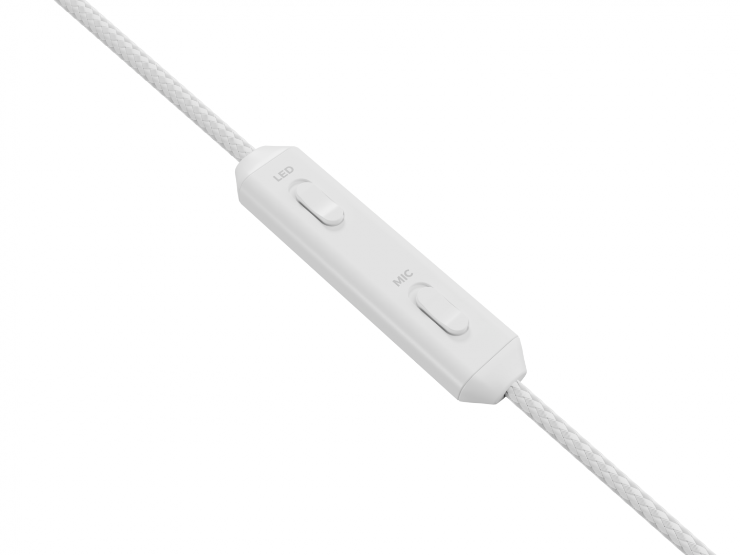 Casti cu fir Genesis Neon 613 G2 alb