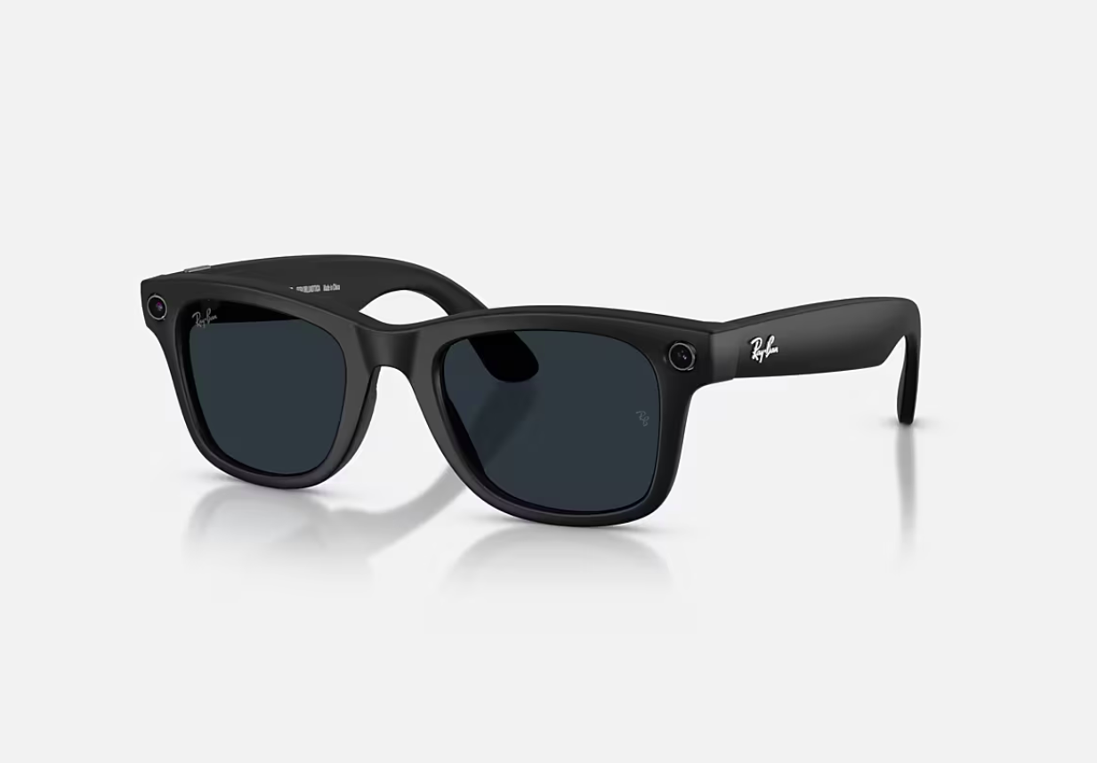 RayBan Meta Wayfarer L MB Grey Tr Gen 2 (ORW4012 Meta Wayfarer High Bridge Fit - Matte Black - Grey Transitions® Gen 2)