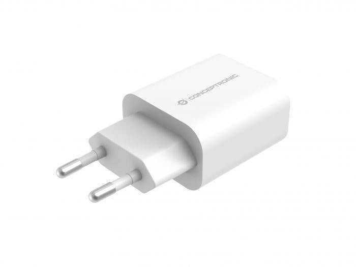 Conceptronic USB Charger ALTHEA07W (conceptronic ALTHEA07W 1-Port 20W USB-C PD Charger)