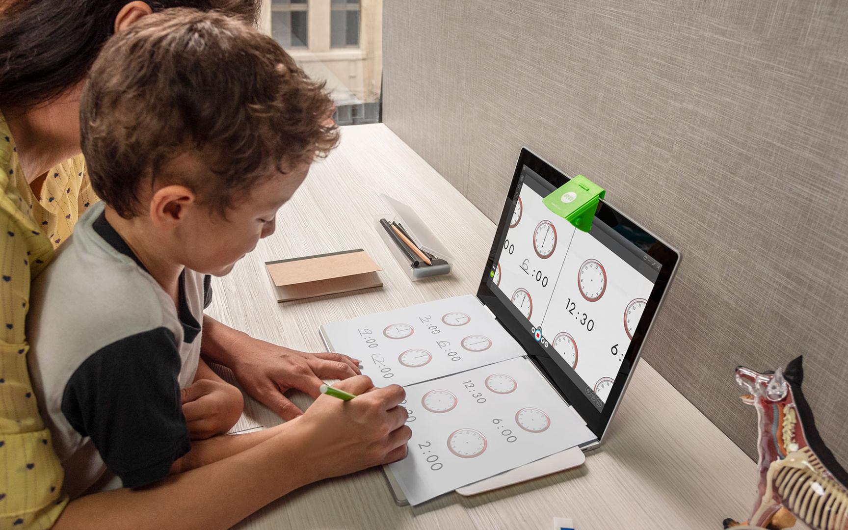 Oglinda camera web Ipevo, compatibila cu laptop-uri cu ercrane mai subtiri de 66mm, verde