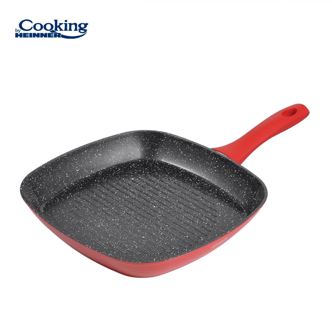 Heinner TIGAIE GRILL ALUMINIU  28x4CM, RED STONE