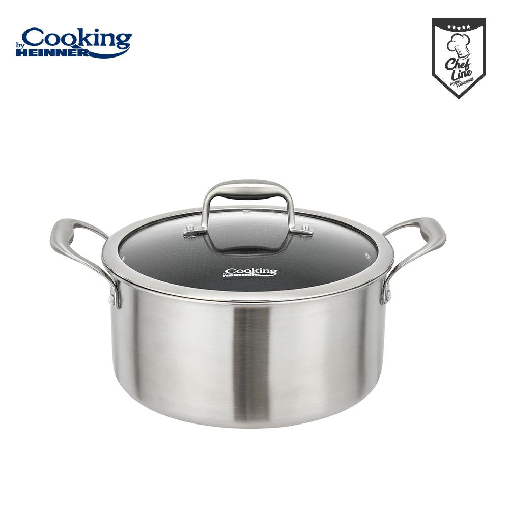 Heinner SEMIOALA INOX+CAPAC 24x12CM,5L,TITANIUM3