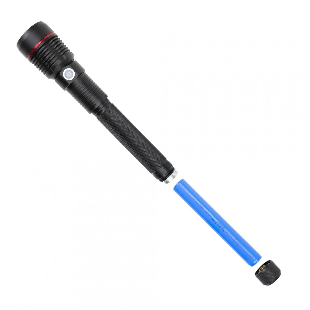 Pni Lanterna LED Aluminiu 1500LM 4400MAH (Lanterna Pni Adventure F450 din aluminiu cu focus si functie Boost)