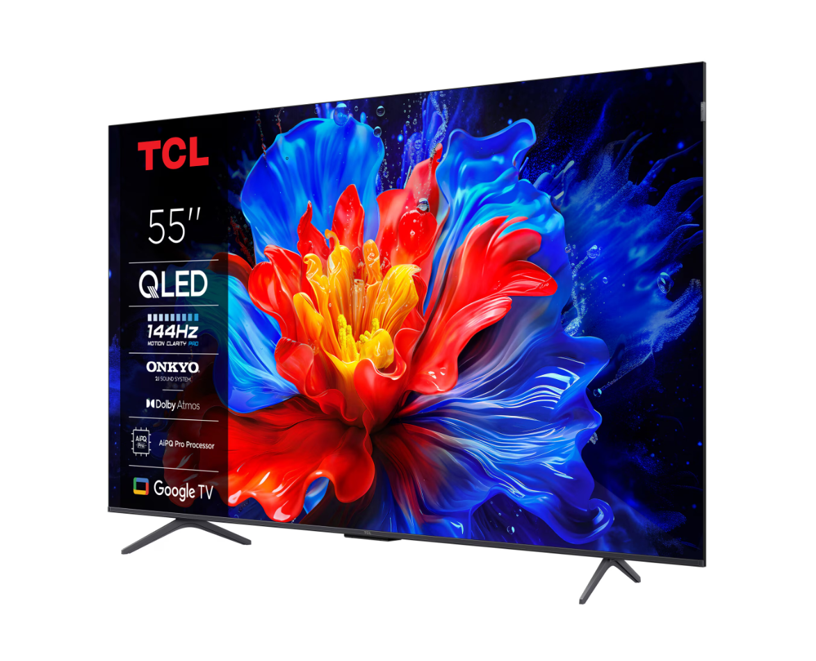 RESIGILAT | Televizor TCL QLED 55P8K, 139 cm, Smart Google TV, 4K Ultra HD, Clasa F, 144Hz, Onkyo - imagine 3 - RESIGILAT