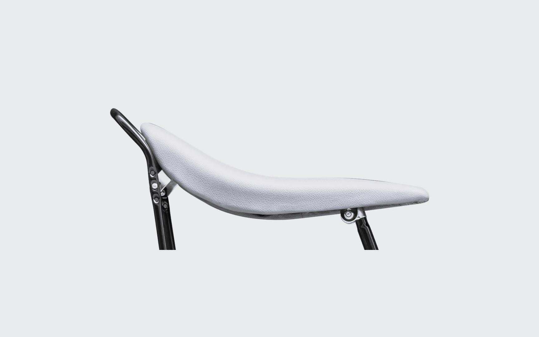 Sa banana Strada Mini, HL-2002, 18-3/4"x5-1/2",  Spuma cu desitate mare, Alb