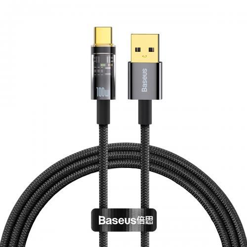 Cablu Baseus Superior USB-C 65W 1m negru (Cablu alimentare si date Baseus Superior Supervooc)