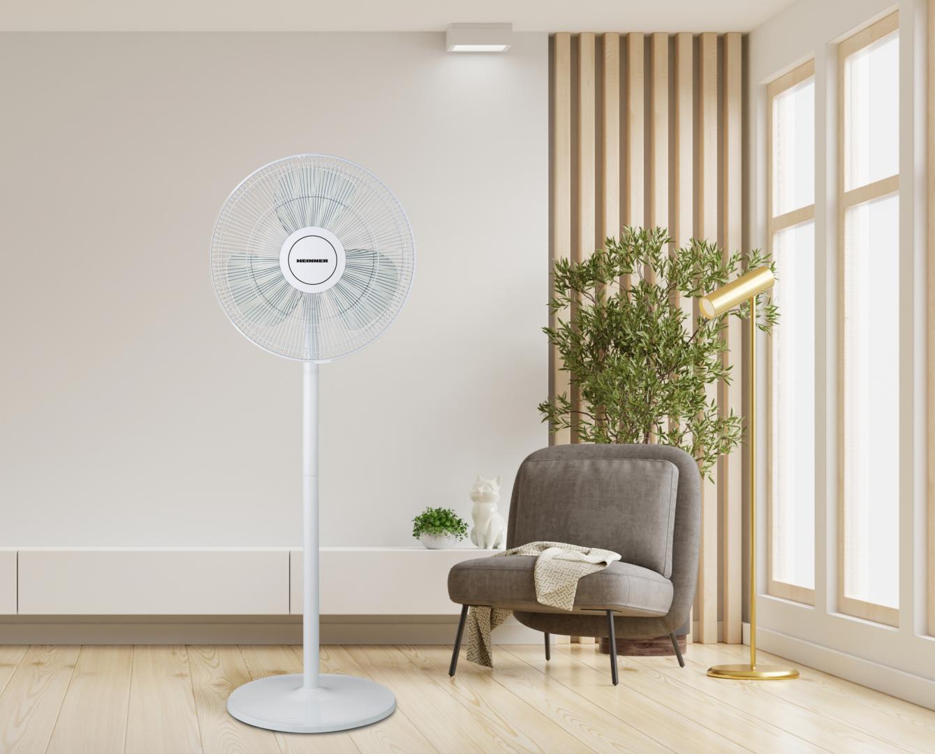 Ventilator cu Picior Heinner HSF-M50WH