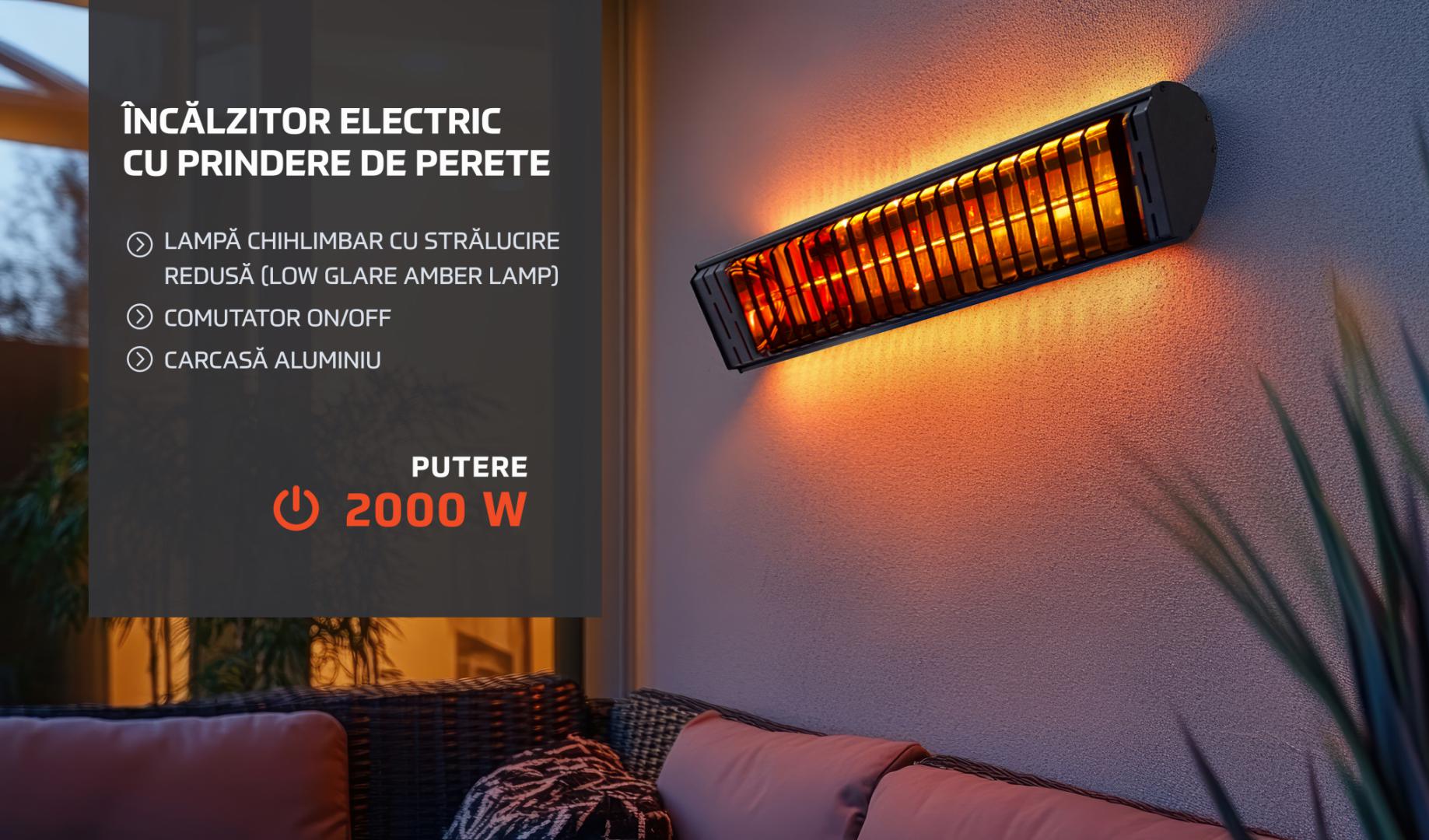 HEINNER Incalzitor electric cu prindere de perete 2000W