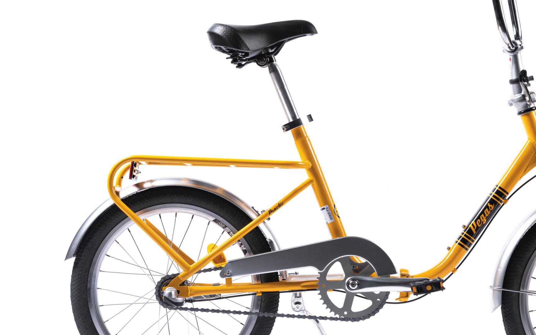 Bicicleta Pliabila Pegas Practic Retro 3S Galben Tuscany