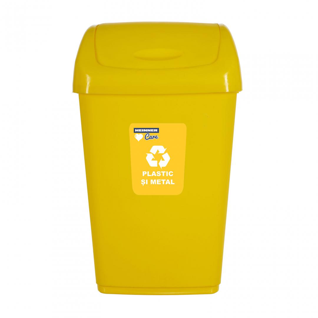 Heinner COS GUNOI PT RECICLARE ECO 35 L, GALBEN