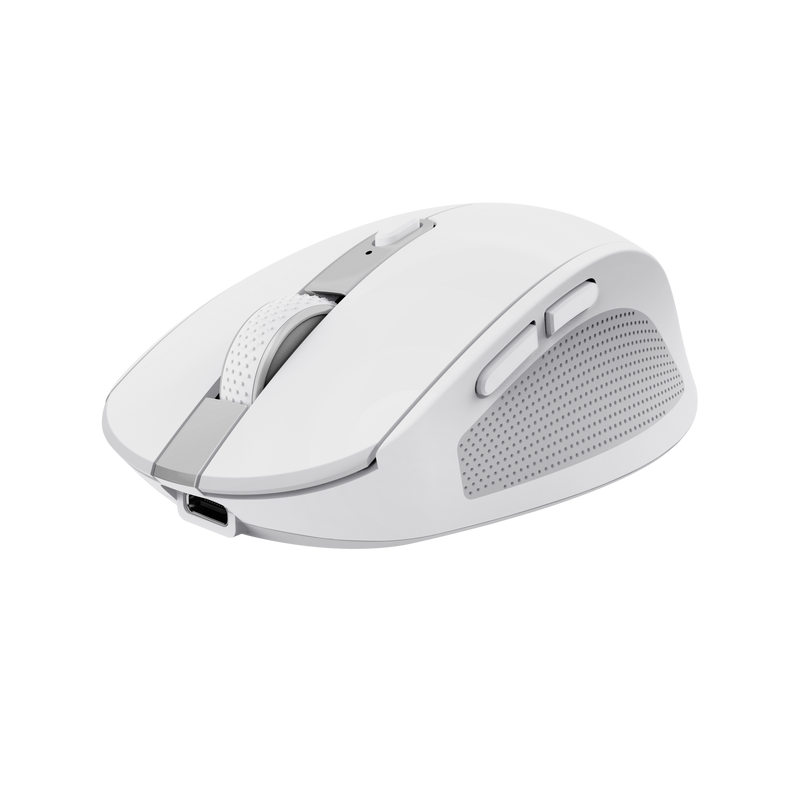 Mouse Trust Ozaa 3200 DPI, alb