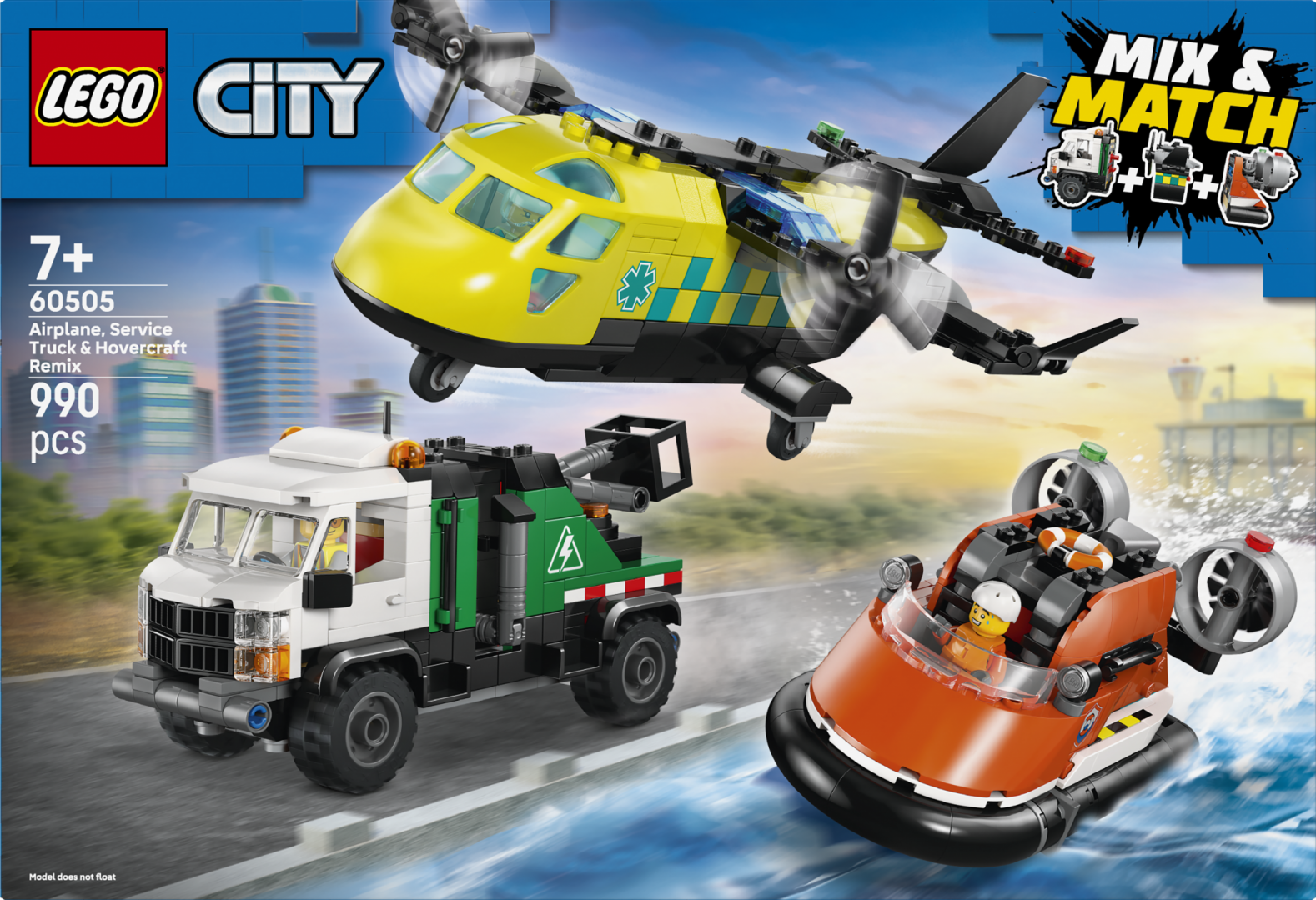 Avion, Autosp.si Aeroglisor LEGO60505 (avion)