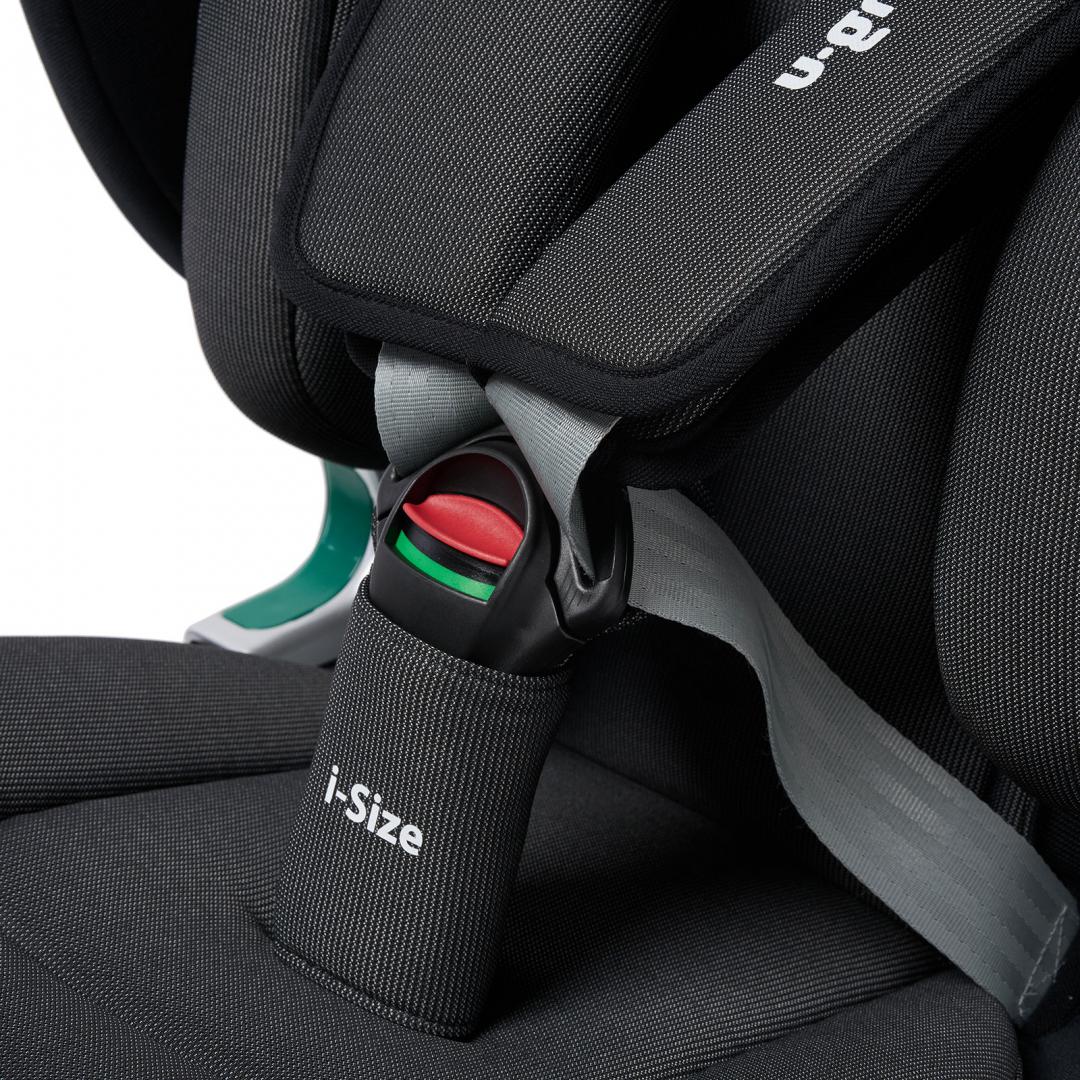 Scaun auto U-Grow,isofix,76-150 cm,negru