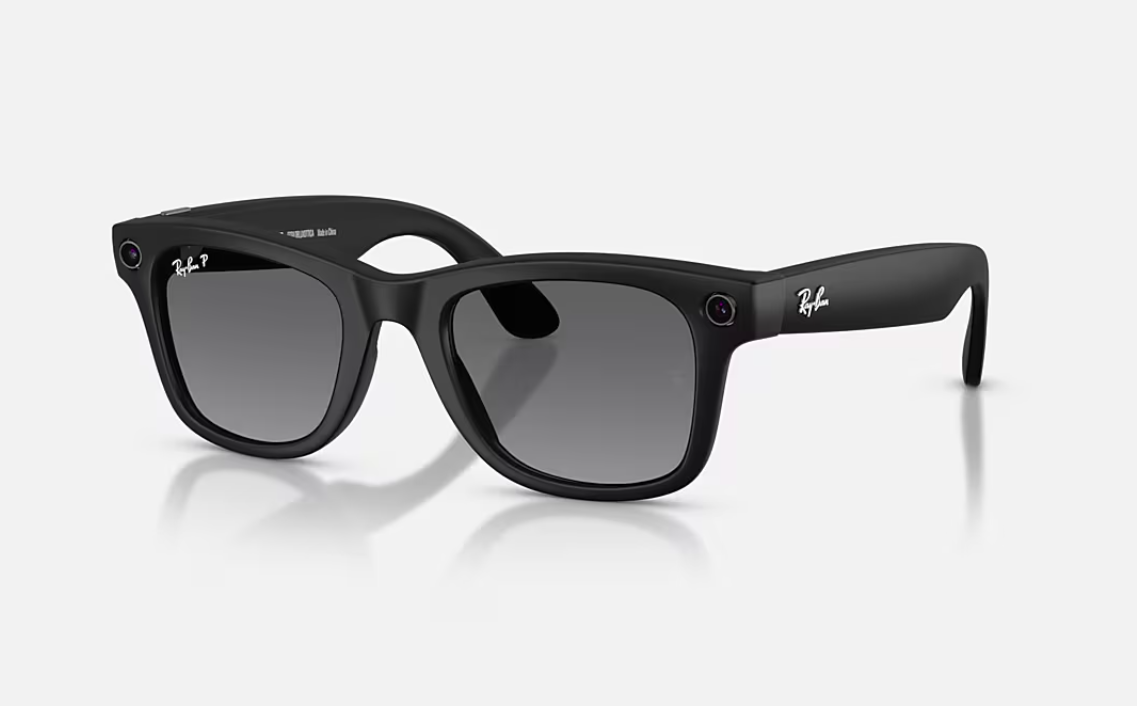 RayBan Meta Wayfare S Mt Polar Gr Gen2 (ORW4012 Meta Wayfarer High Bridge Fit - Matte Black - Polar Gradient Graphite...)