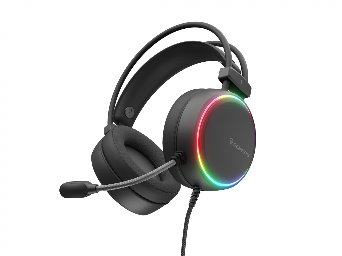 Casti cu fir Genesis Neon 613 G2 negru