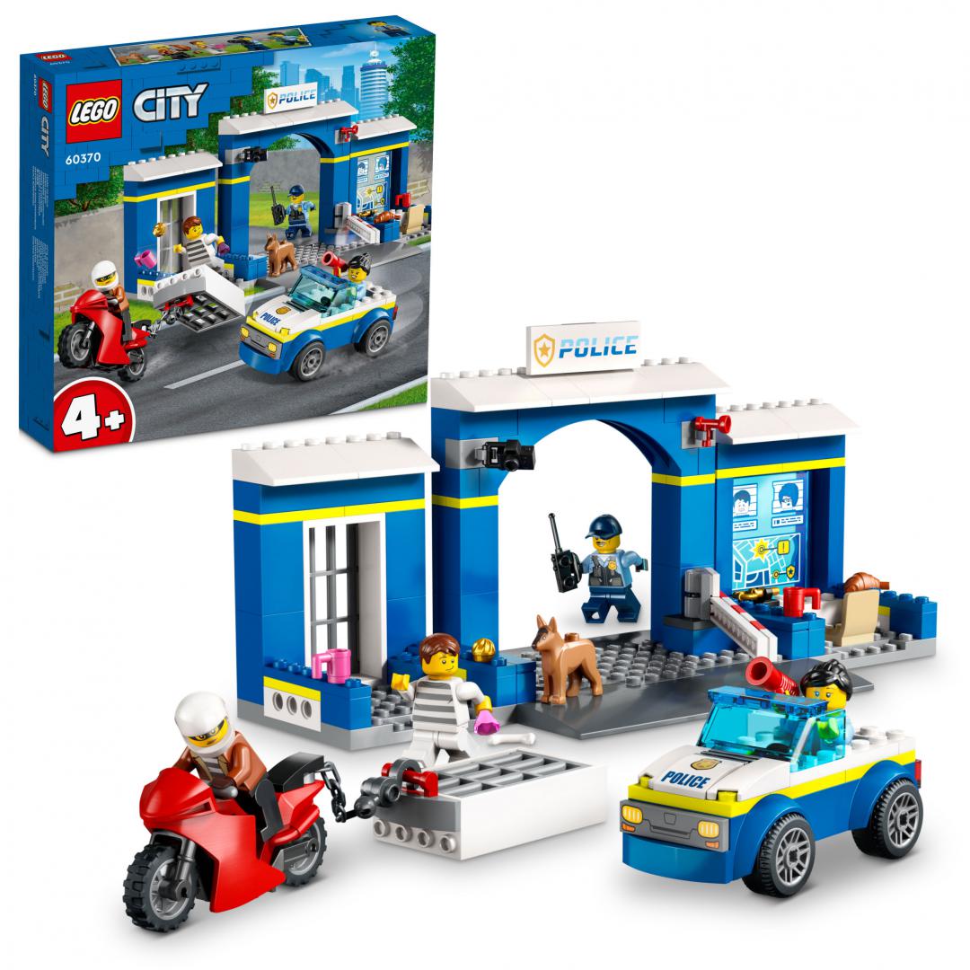Urmarire la Sectia de Politie,lego 60370 (60370 Urmarire la sectia de politie)