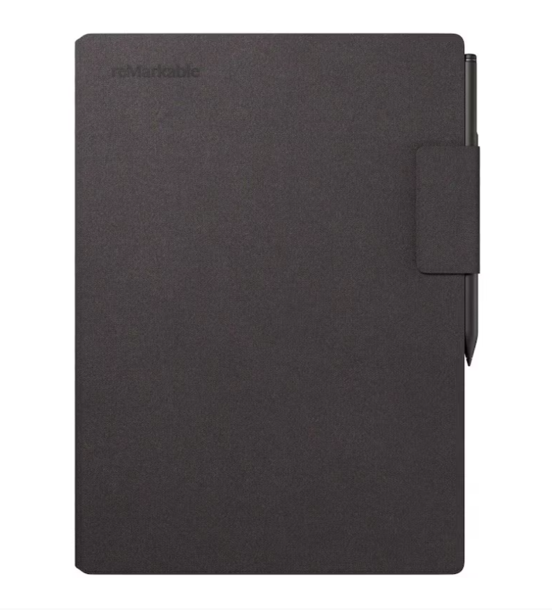 ReMarkable Paper Pro Tablet Gray (ReMarkable Paper Pro Tablet- Marker Plus Black + Book Folio Mosaic Weave Basalt)