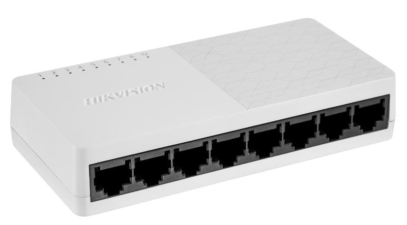 Hikvision SWITCH  8 PORTURI  GIGABIT UNMANAGED