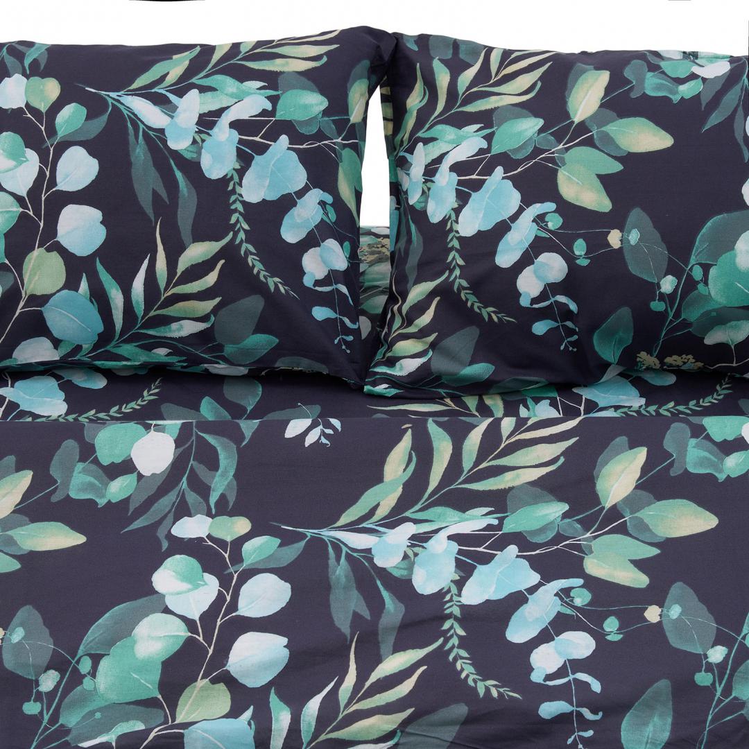 Vanora Set de pat king size bumbac, 92 gsm,Jade